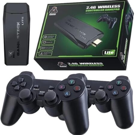 Game Stick 4k 10mil Jogos Retro 2 Controles