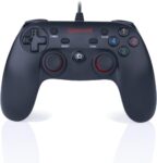 Controle com Fio para Computador e 16 Botões de Comando de Entrada de Dados Saturn G807, Redragon, Joysticks e Controles para Computador, Preto