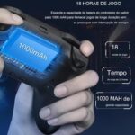Controle sem fio RGB compatível com Switch/Lite/OLED/Windows/iOS/Android, controle programável com Luzes RGB, função de vibração e turbo