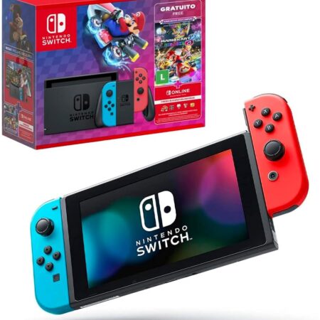 Nintendo, Videogame, Nintendo Switch Console Joy-Con, Mario Kart 8 Digital + 3 Meses Assinatura Nintendo Switch Online