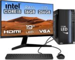Computador Completo Intel Core i5 16GB SSD 256GB Monitor 19" 4 Núcleos Super Turbo Pc Hdmi Teclado e Mouse Strong Tech