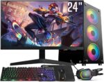 Computador Gamer Completo Intel Core i7 16GB SSD 1TB Kit Gamer com Headset Monitor 24" Windows 10 3green Flash