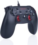Controle com Fio para Computador e 16 Botões de Comando de Entrada de Dados Saturn G807, Redragon, Joysticks e Controles para Computador, Preto