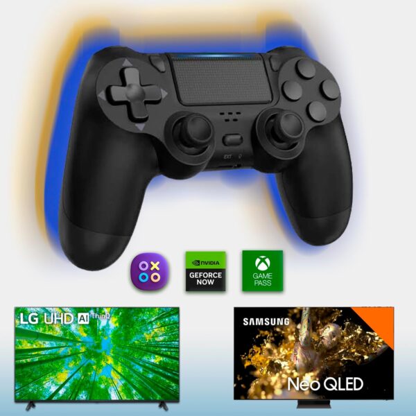 Controle game para TV compatível com Samsung LG Sony AOC Phillips Gaming Hub Xbox Games pass Geforce Now Cloud Gaming Tizen e Web OS