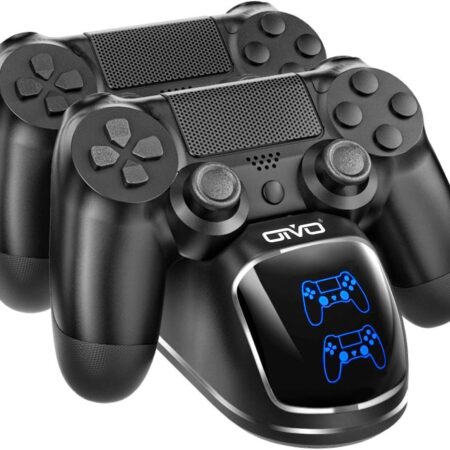 Estação de Carregamento Oivo PS4 - Controle PS4 e Carregador Dualshock 4 - até 1,8 Horas de Carregamento